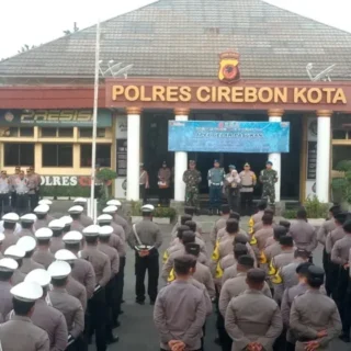 Operasi Nataru, Polres Cirebon Kota Terjunkan 450 Personel