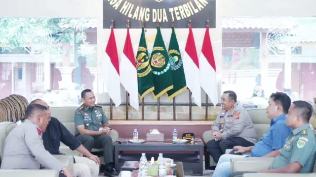Danrem 063/SGJ Terima Kunjungan Kapolresta Cirebon