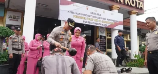 Naik Pangkat Awal Tahun, Personel Polres Cirebon Kota Didorong Tingkatkan Pengabdian