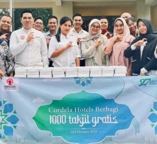 Berbagi Kebersamaan Ramadan, Cordela Hotel Cirebon Gelar Aksi Sosial 1.000 Takjil