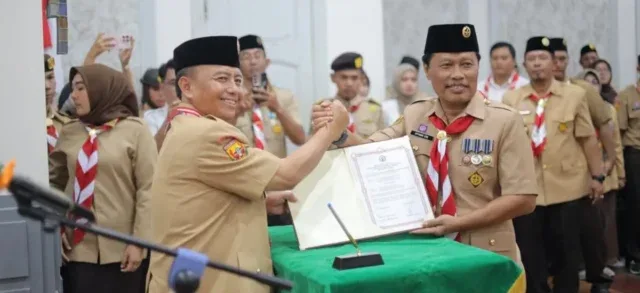 Pelantikan Pengurus Pramuka Kota Cirebon, Effendi Edo Siap Cetak SDM Unggul