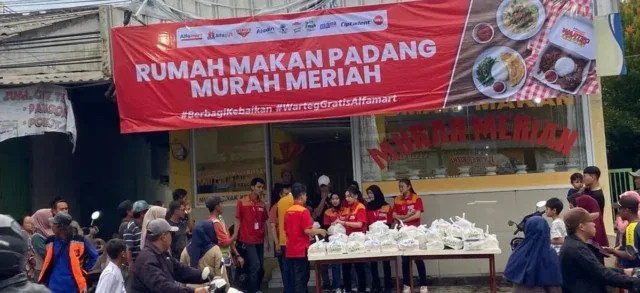 Warteg Gratis Alfamart Hadir di Cirebon Selama Ramadan 2026