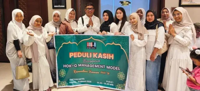 HOK-Q Management Model Cirebon Gelar Buka Puasa Bersama dan Santunan Anak Yatim