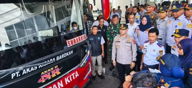 Rampcheck Terminal Harjamukti: 120 Rit Bus Siap Layani Pemudik di Wilayah Jawa