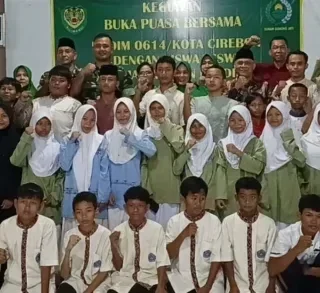Kodim 0614 Kota Cirebon Gelar Buka Puasa Bersama, Dandim Motivasi Generasi Muda