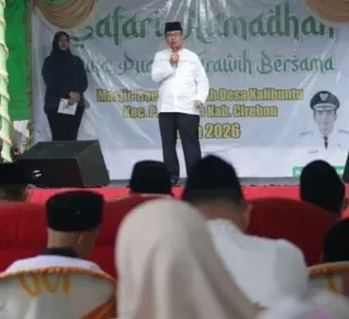 Safari Ramadan di Pabedilan, Bupati Imron Tekankan Sinergi Pembangunan dan Jaga Lingkungan
